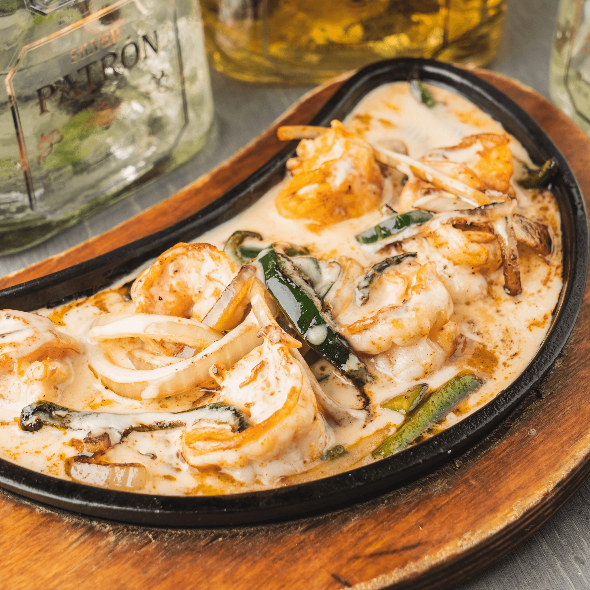 11. Queso Fundido Con Camarón.