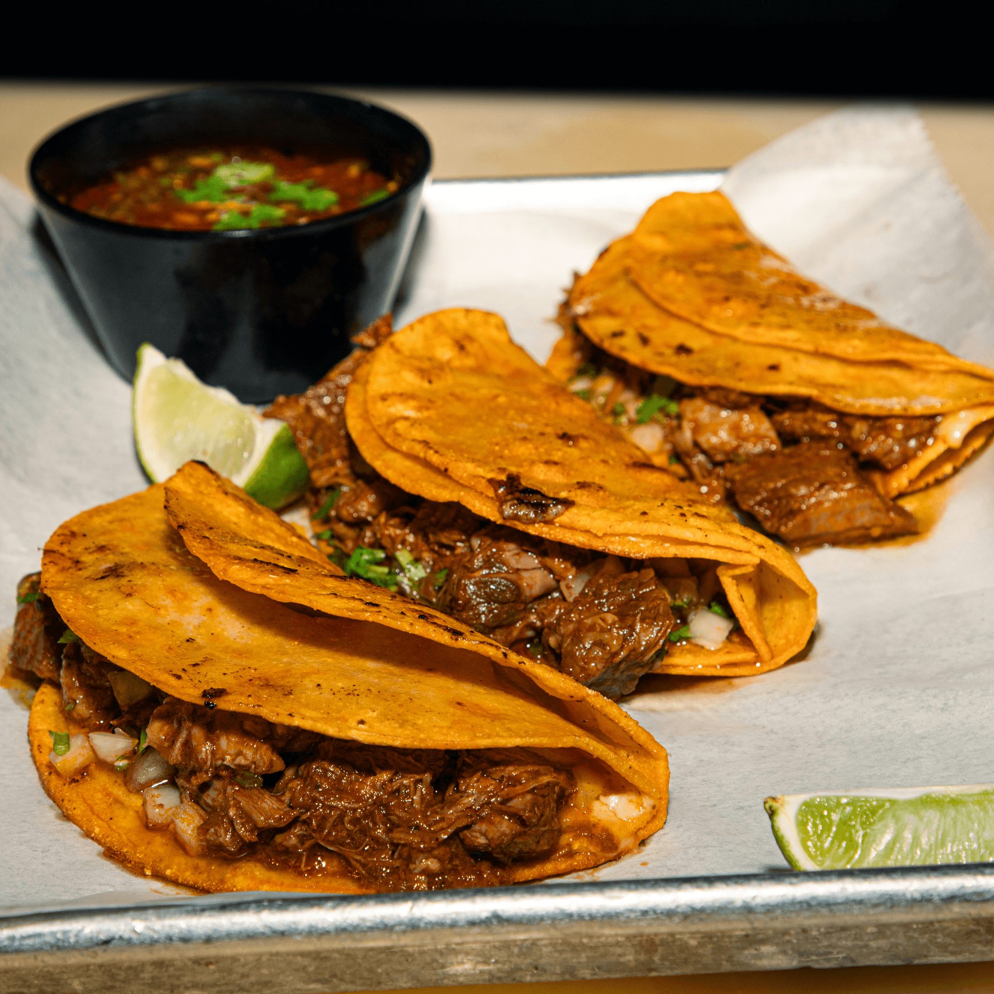 Birria De Res Tacos.