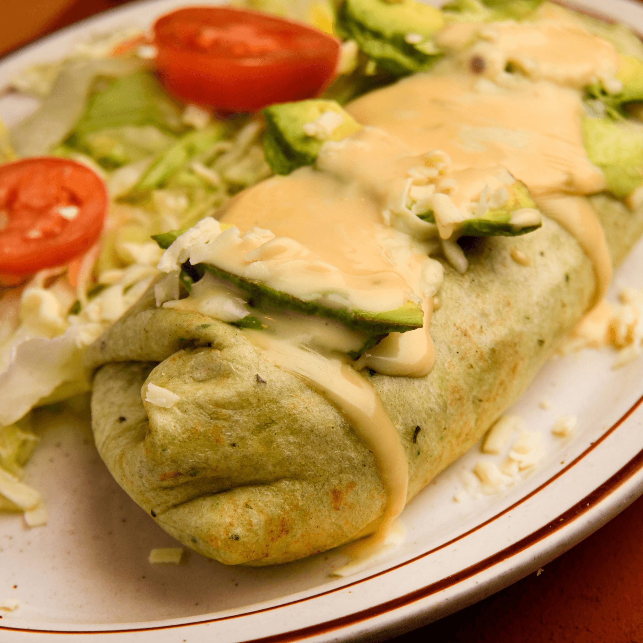 88. Fresh Avocado Burrito.